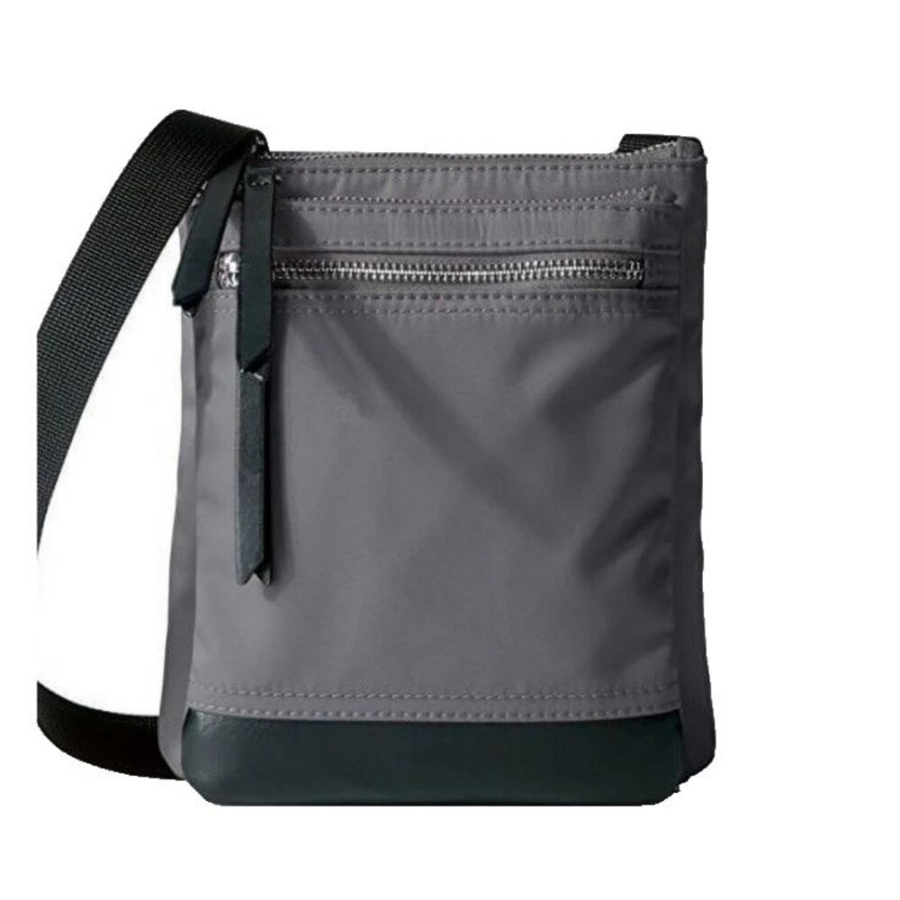 Lodis Kate Nylon Rfid Under Lock & Key Zora Travel Crossbody Pouch Bag Gray